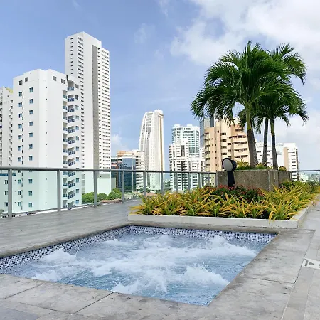 Oceanview Escape Pool, Jacuzzi & Gym In Bocagrande Cartagena