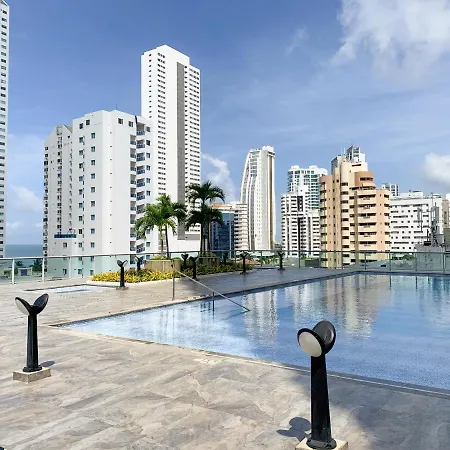 Oceanview Escape Pool, Jacuzzi & Gym In Bocagrande Cartagena