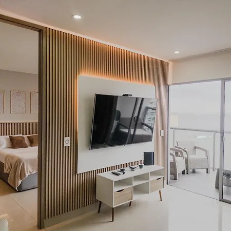 Apartamento Oceanview Escape Pool, Jacuzzi & Gym In Bocagrande Cartagena