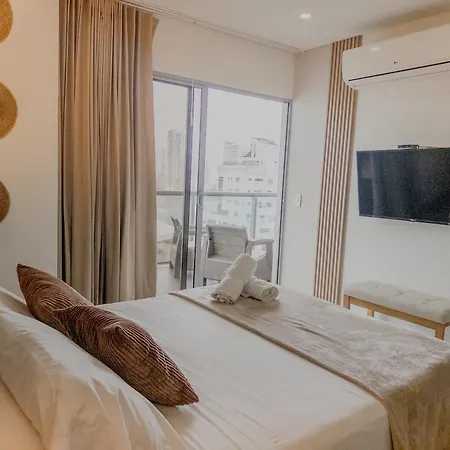Oceanview Escape Pool, Jacuzzi & Gym In Bocagrande Cartagena